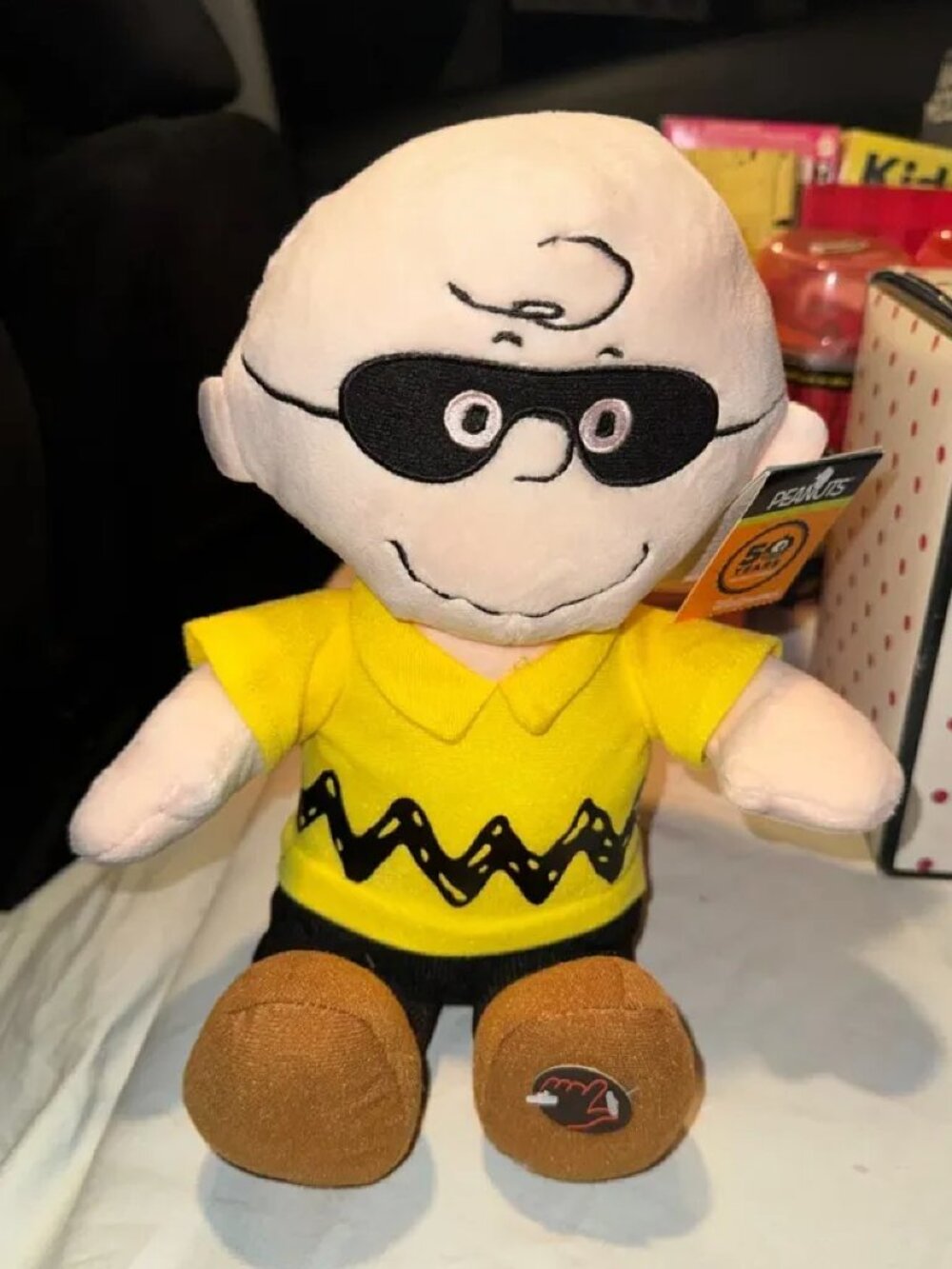 Peanuts 50 Years Charlie Brown Animated Musical Halloween Plush Plays Linus And